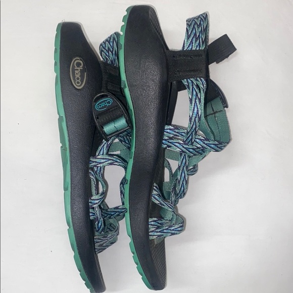 Chacos Women’s Black and Blue Strappy Sandals sz 7 - Picture 8 of 10
